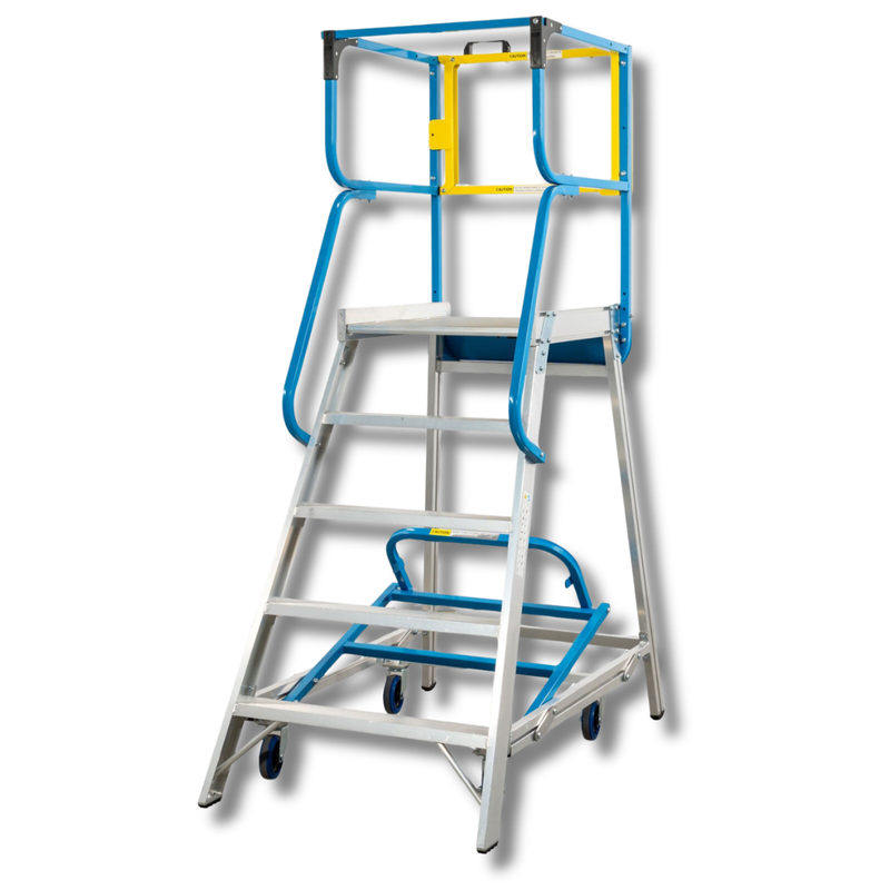 5 Step Access Platform Ladder-Hammerox Industrial