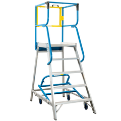 5 Step Walk Through Access Platform Ladder-Hammerox Industrial