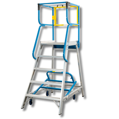 5 Step Walk Through Access Platform Ladder-Hammerox Industrial
