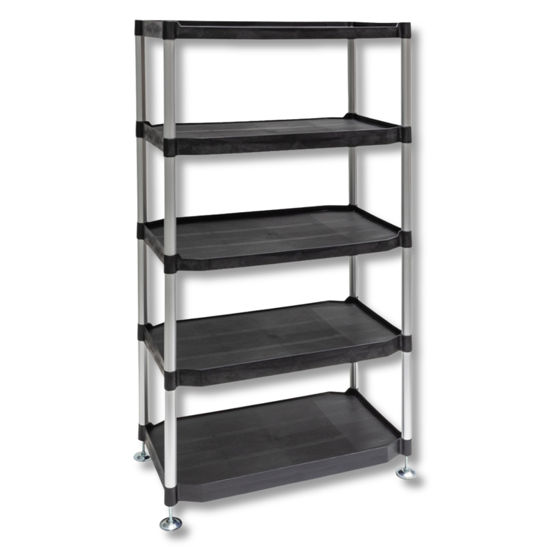 5 Tier Shelving Unit with Adjustable Feet-Hammerox Industrial