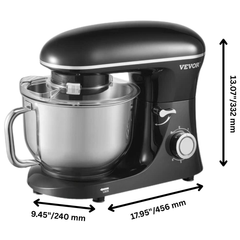 5.68L 1100W Stand Mixer Dough Mixer 6 Speed