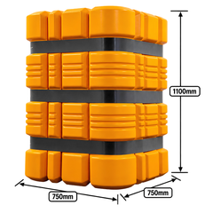 500 x 500mm Column Protector Set-Hammerox Industrial
