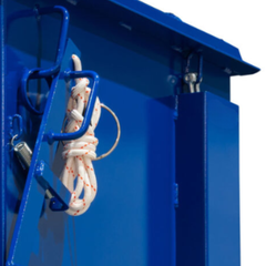500L Drop Bottom Bin Solid Sides-Hammerox Industrial