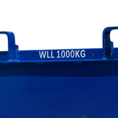 500L Drop Bottom Bin Solid Sides-Hammerox Industrial