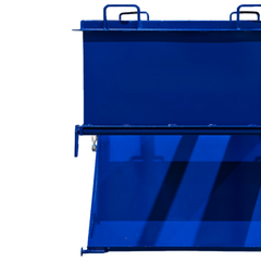500L Drop Bottom Bin Solid Sides-Hammerox Industrial