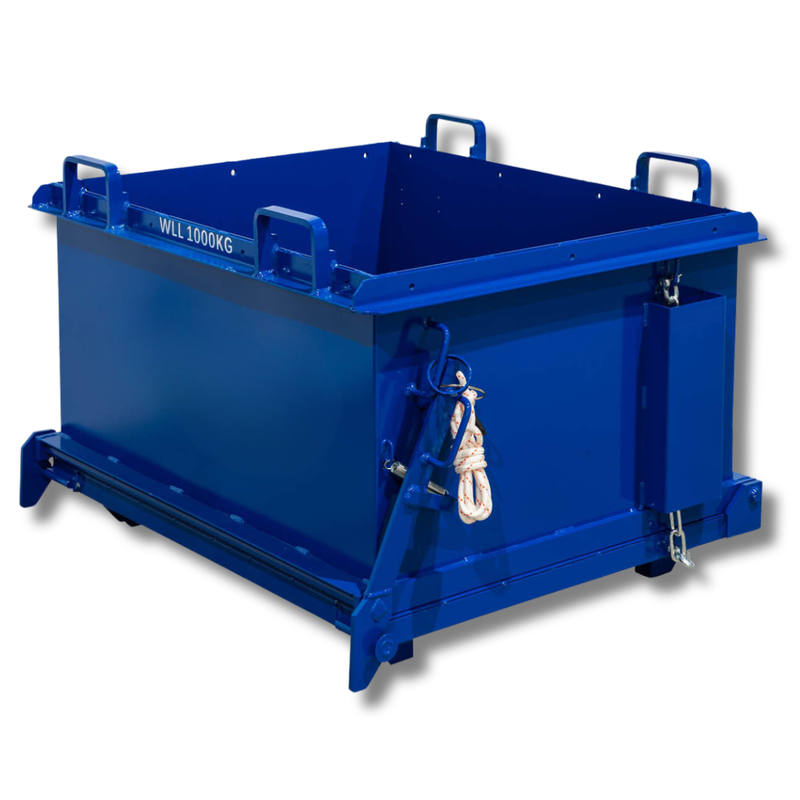 500L Drop Bottom Bin Solid Sides-Hammerox Industrial