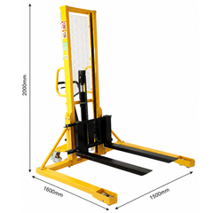 500kg Straddle Leg Fork Stacker-Hammerox Industrial
