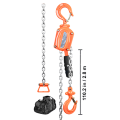 500kg 0.5 Ton Lever Chain Hoist 3m Lift