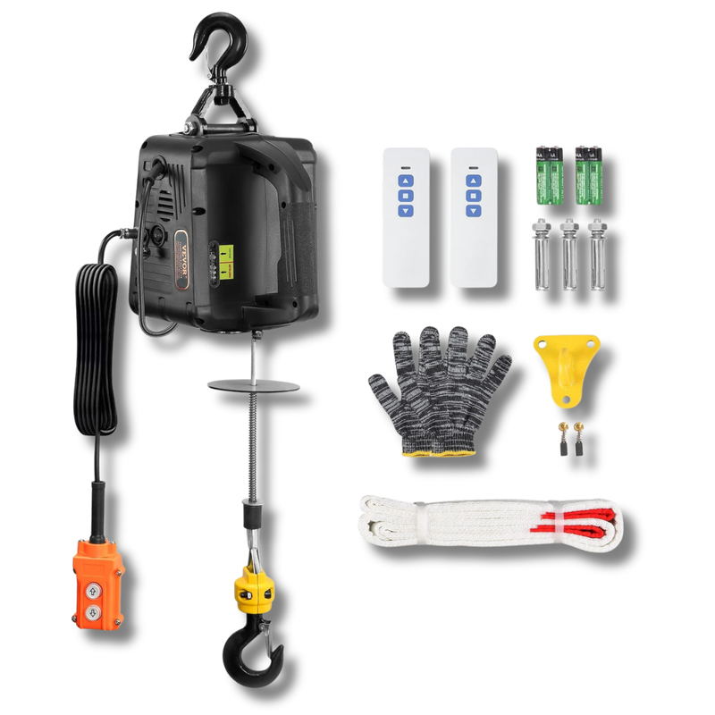 500kg Electric Hoist Winch with Remote Control