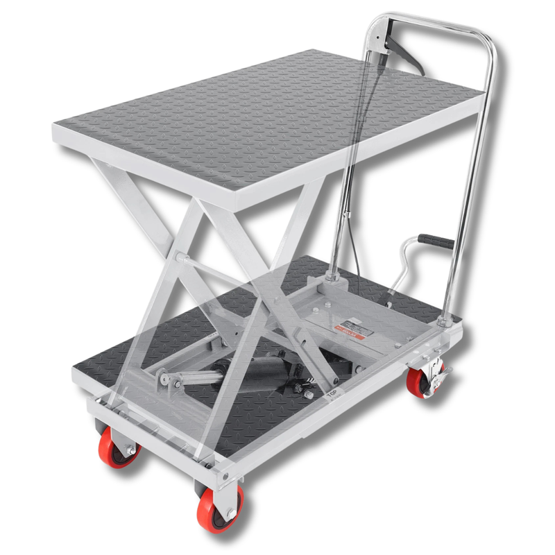 500lb Manual Scissor Lift Table Cart-Hammerox Industrial
