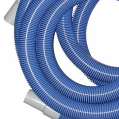 50mm x 15m Vacuum Hose with Cuffs - Blue-Hammerox Industrial