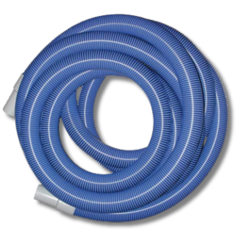 50mm x 15m Vacuum Hose with Cuffs - Blue-Hammerox Industrial