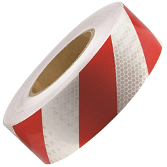 50mm Red & White Class 1 Reflective Tape