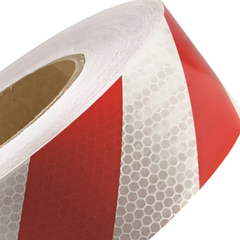 50mm Red & White Class 1 Reflective Tape