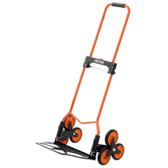 54kg Stair Climbing Trolley Cart 6 Wheel with Ropes
