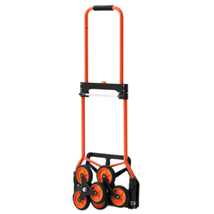 54kg Stair Climbing Trolley Cart 6 Wheel with Ropes