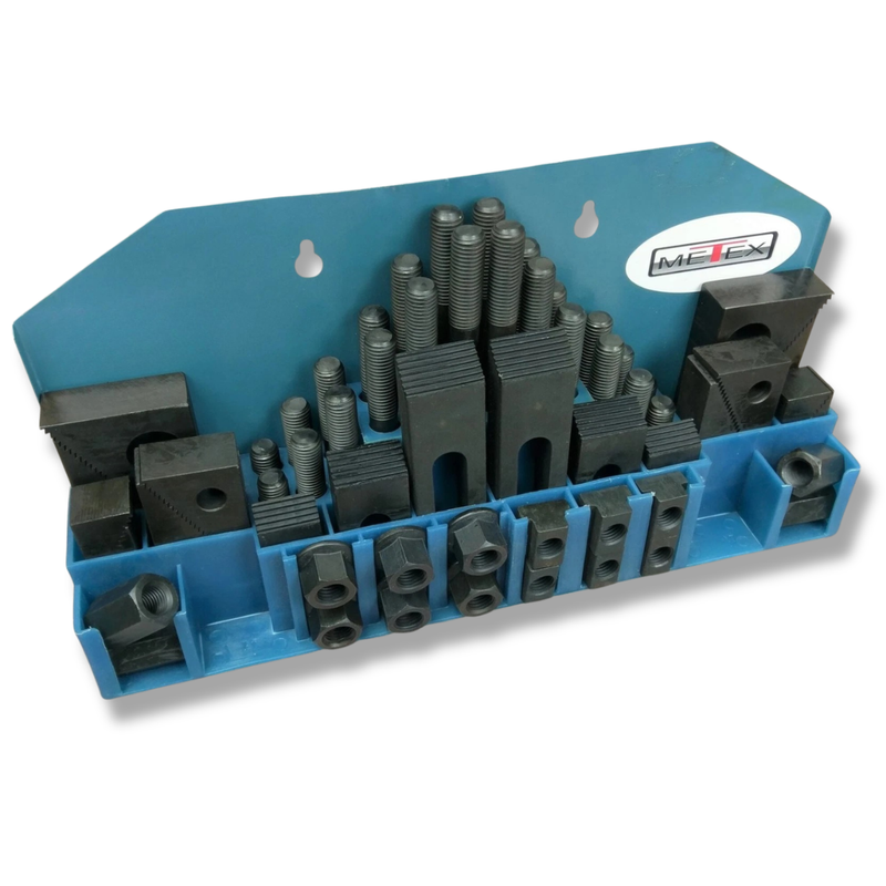 58 Piece M8 T-Slot Clamping Kit-Hammerox Industrial