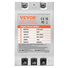5HP Digital Phase Converter 220V Single to 3 Phase