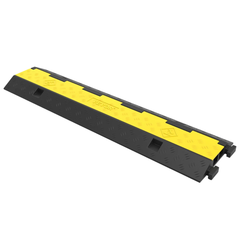 5 Pack 2-Channel Cable Protector Ramp Floor Wire Cover