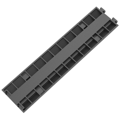5 Pack 2-Channel Cable Protector Ramp Floor Wire Cover