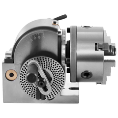 5" Precision Dividing Head with 3 Jaw Chuck & Tailstock
