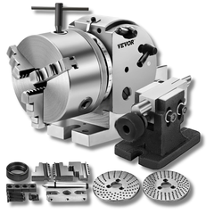 5" Semi Dividing Head with 3 Jaw Chuck