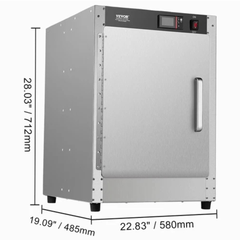 5 Tier Hot Box Food Warmer Cabinet with Water Tray