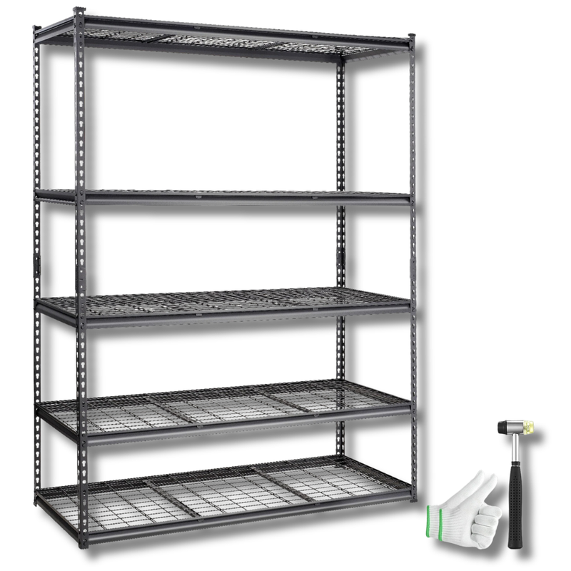 5 Tier Storage Shelving Unit 907.2kg Capacity