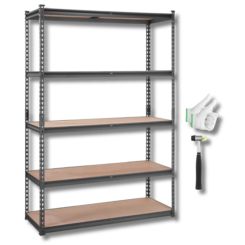 5 Tier Storage Shelving Unit 907kg Capacity