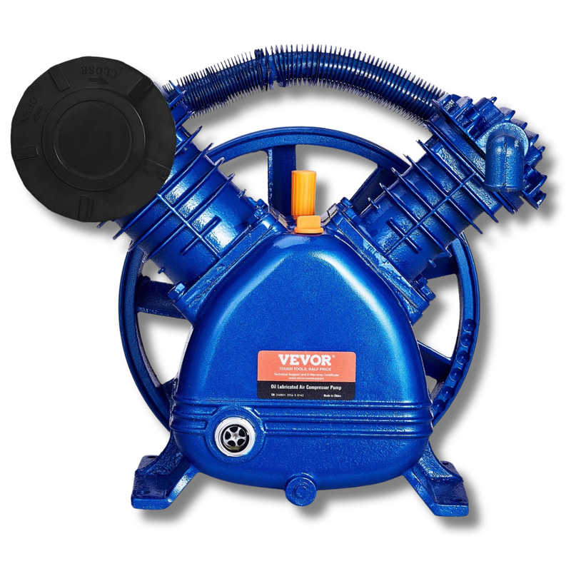 5.5HP 5.75CFM @ 90PSI Air Compressor Pump Head Twin Cylinder-Hammerox Industrial