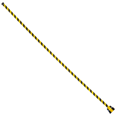 5m Wall Mount Retractable Barrier-Hammerox Industrial