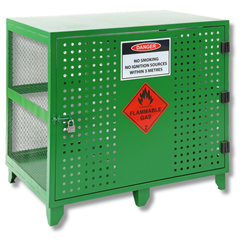 6 Cylinder Fork Gas Storage Cage-Hammerox Industrial