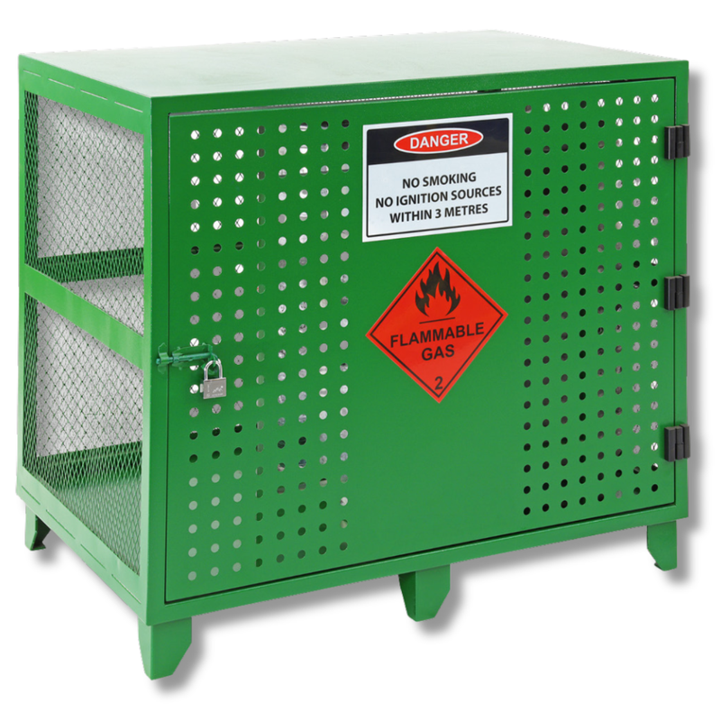 6 Cylinder Fork Gas Storage Cage-Hammerox Industrial