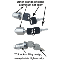 6 Door Metal Storage Locker with Alloy Key Locks-Hammerox Industrial