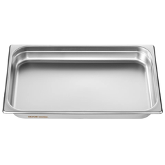 6 Pack Full Size Hotel Pans 2.5" Deep Stainless Steel-Hammerox Industrial