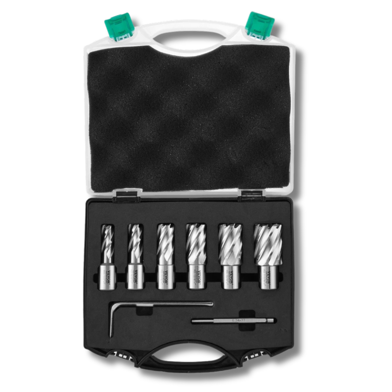 6 Piece HSS Annular Cutter Set 1