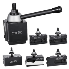 6 Piece Quick Change Tool Post Set for 254-381mm Lathe-Hammerox Industrial