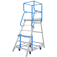 6 Step Access Platform Ladder-Hammerox Industrial
