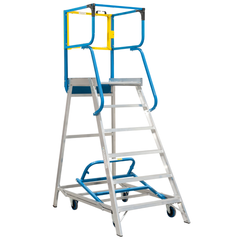 6 Step Walk Through Access Platform Ladder-Hammerox Industrial