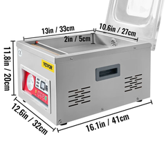6.5cbm/h Chamber Vacuum Sealer 220V