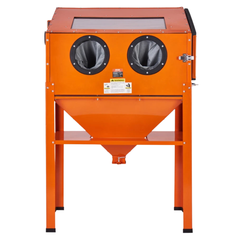 60 Gallon Sandblasting Cabinet with Stand Gun & Nozzles-Hammerox Industrial