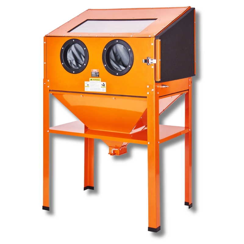 60 Gallon Sandblasting Cabinet with Stand Gun & Nozzles-Hammerox Industrial