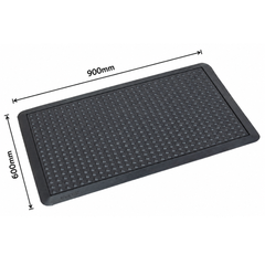 600 x 900mm Ergo Tred Anti Fatigue Mat - Black-Hammerox Industrial