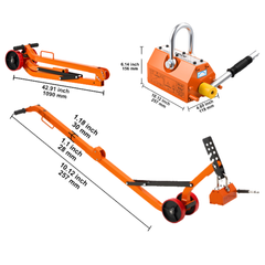 600kg Magnetic Lid Lifter Dolly