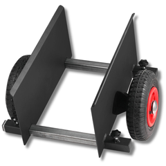 600lb Panel Dolly Plasterboard Cart with Pneumatic Wheels-Hammerox Industrial