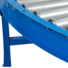 600mm 90° Curved Steel Roller Conveyor Kit-Hammerox Industrial