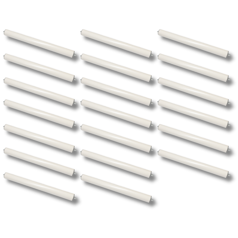 600mm Poly Conveyor Rollers 20 Pack-Hammerox Industrial
