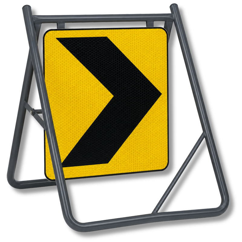 600 x 600mm Chevron T5-5 Swing Stand & Sign