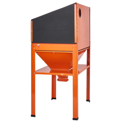 60 Gallon Sandblasting Cabinet with Stand Gun & Nozzles