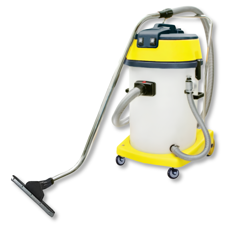 60L 2000W Commercial Wet & Dry Vacuum Cleaner Plastic Tank-Hammerox Industrial